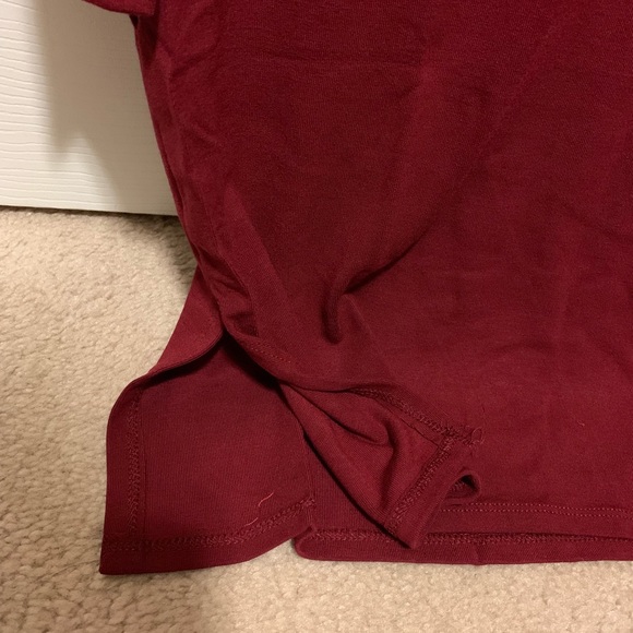 SOLD!!! Burgundy Long Sleeve Dress - Picture 5 of 8